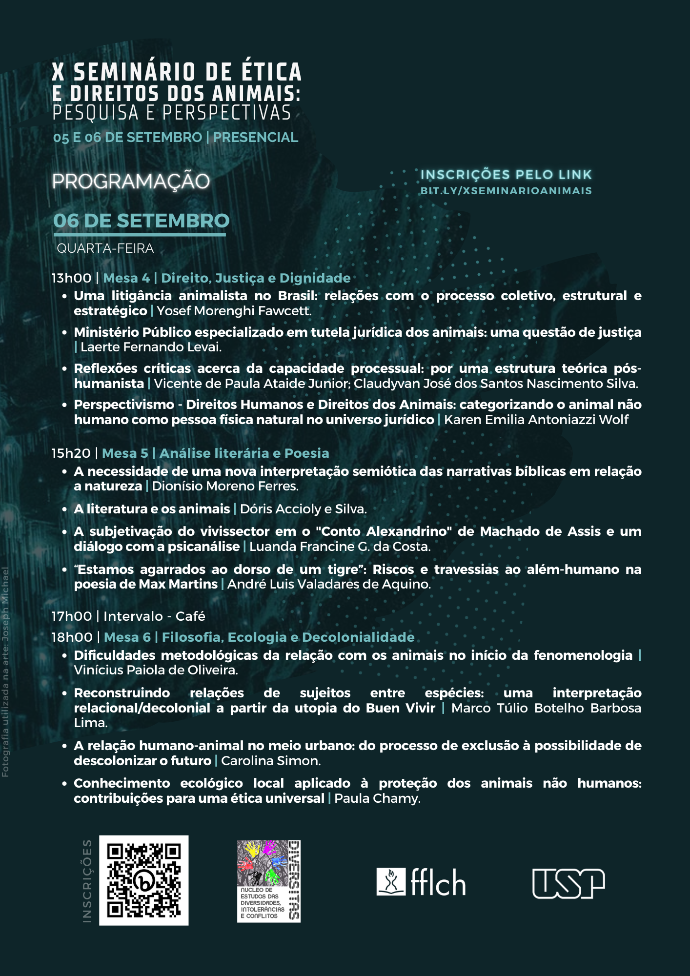 X Seminário Ética e Direitos dos Animais - 06.09